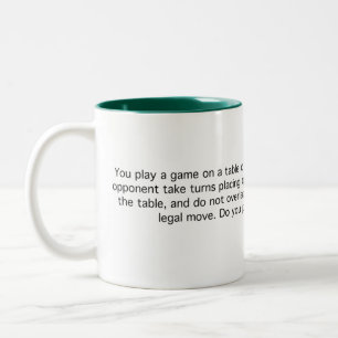Game of Quarters Two-Tone Coffee Mug