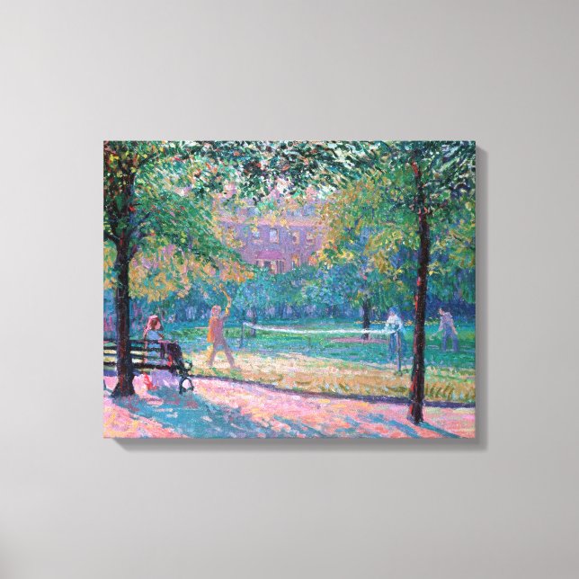 Game of Tennis Canvas Print (Front)