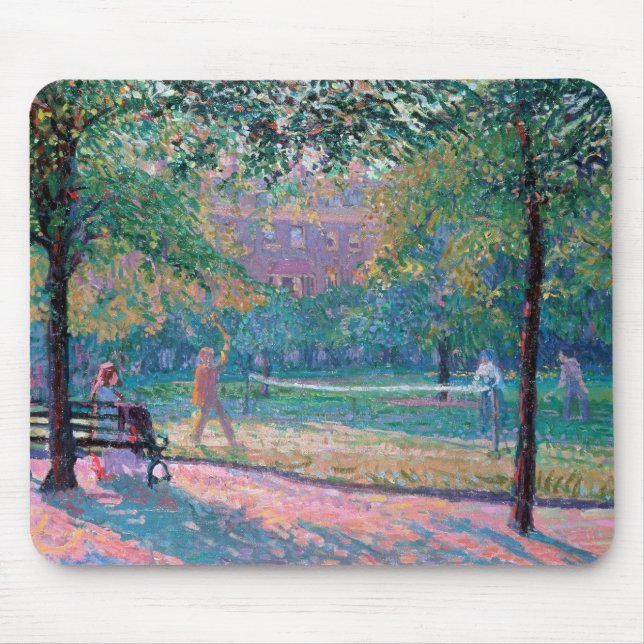 Game of Tennis Mouse Mat (Front)