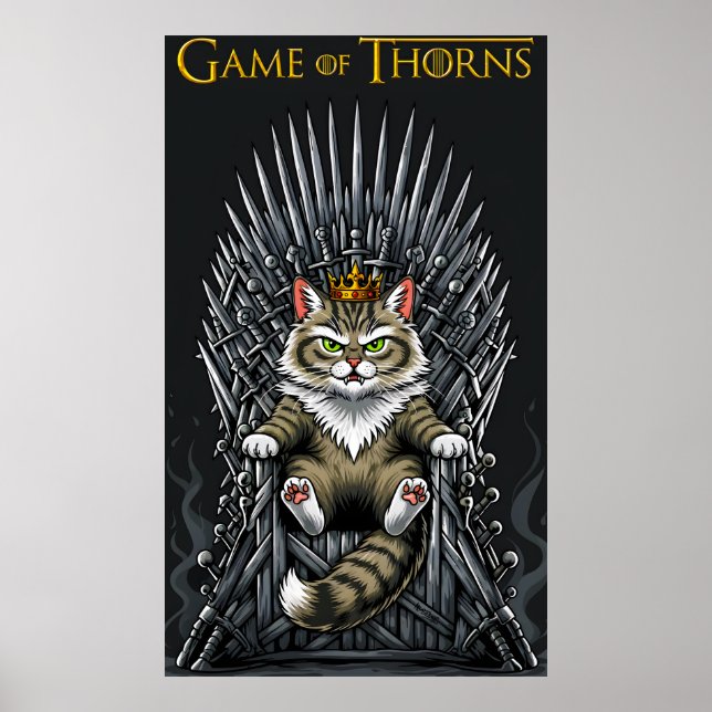 GAME OF THORNS POSTER (Front)