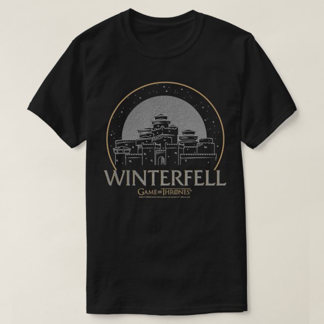 Game of Thrones Winterfell  T-Shirt (Design Front)