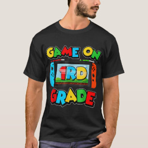 Game On 1Rd Grade Back To School Video Gamer Third T-Shirt