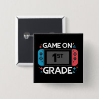 Game On 1st Grade Back To School Funny Gamer
