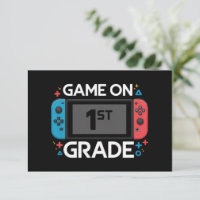 Game On 1st Grade Back To School Funny Gamer