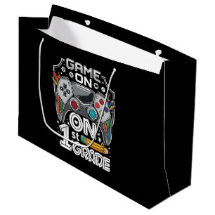 Game On 1st Grade Back to School Large Gift Bag