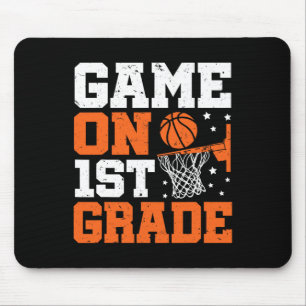 Game On 1st Grade Sketll Ck To School First Grade Mouse Mat