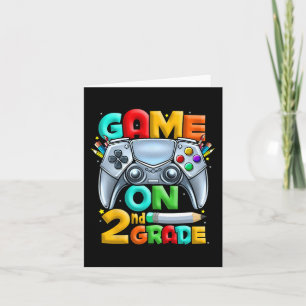 Game On 2nd Grade Back To School 2nd Grade Level U Card