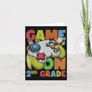 Game On 2nd Grade Back To School 2nd Grade Level U Card