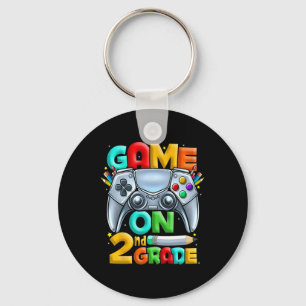 Game On 2nd Grade Back To School 2nd Grade Level U Key Ring