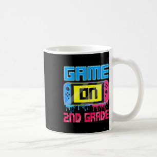 Game On 2nd Grade Gaming Gamer Back To School Stud Coffee Mug
