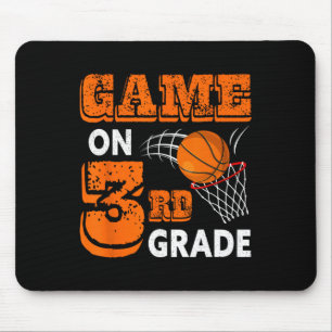 Game On 3rd Grade Bysketbyll Byck To School Fun Gi Mouse Mat