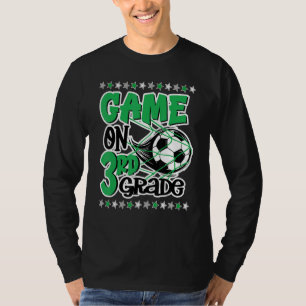 Game On 3rd Grade Soccer Back To School Third Grad T-Shirt