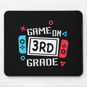 Game On 3rd Grade Third Grade Back To School Mouse Mat