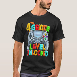 Game On 4th Grade Back To School 4th Grade Level U T-Shirt
