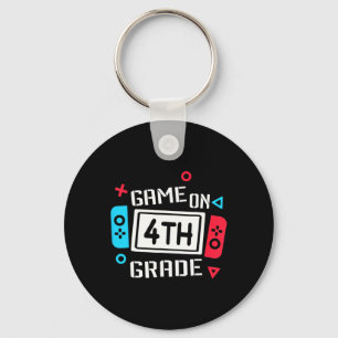 Game On 4th Grade Boys Kids Fourth Grade Back To S Key Ring