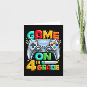 Game On 4th Grade Byck To School 4th Grade Level U Card