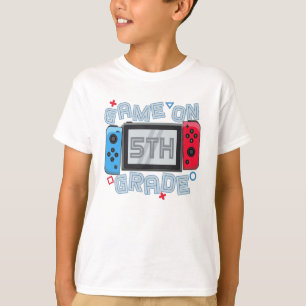 Game On 5th Grade Back To School Video Gamer Boys T-Shirt