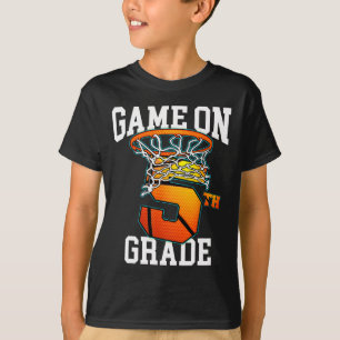 Game On 5th Grade Basketball Back To School Studen T-Shirt