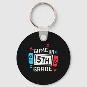 Game On 5th Grade Fun Team Fifth Back To School Key Ring