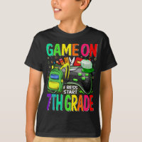 Game On 7th Grade First Day Gamer Back to School 