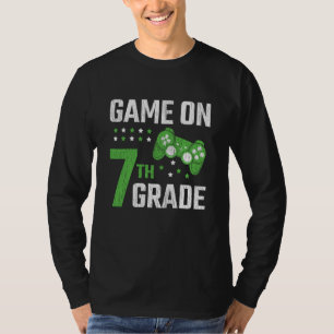 Game On 7th Grade Gamer Back To School Student T-Shirt