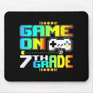 Game On 7th Grade Gaming Video Gamer Back To Schoo Mouse Mat