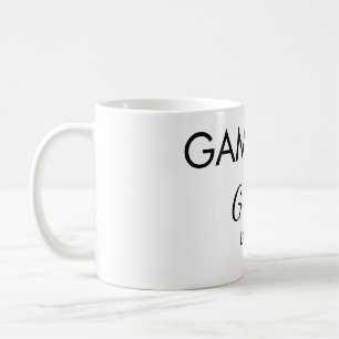 Game on add couple name wedding party place city g coffee mug