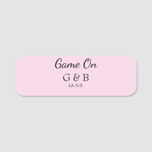 Game on add couple name wedding party place city g tag
