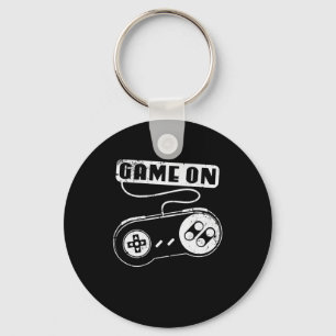 Game On alter Controller Videospiele Key Ring