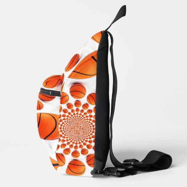 Game On: Basketball Champions Kaleidoscope Sling Bag (Right)