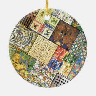Game on! Board games Ceramic Tree Decoration