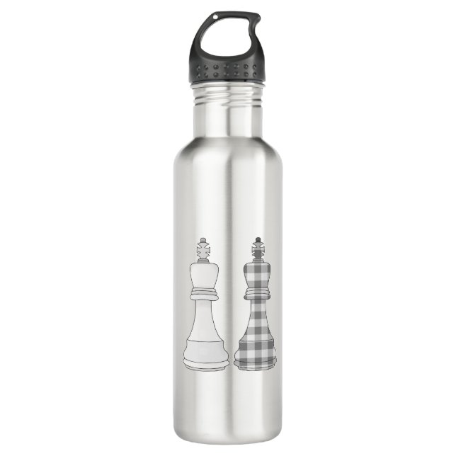 Game On Chess 710 Ml Water Bottle (Front)