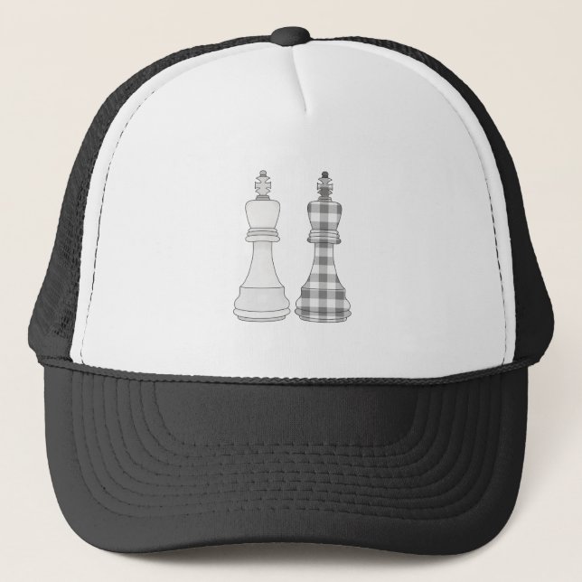 Game On Chess Trucker Hat (Front)