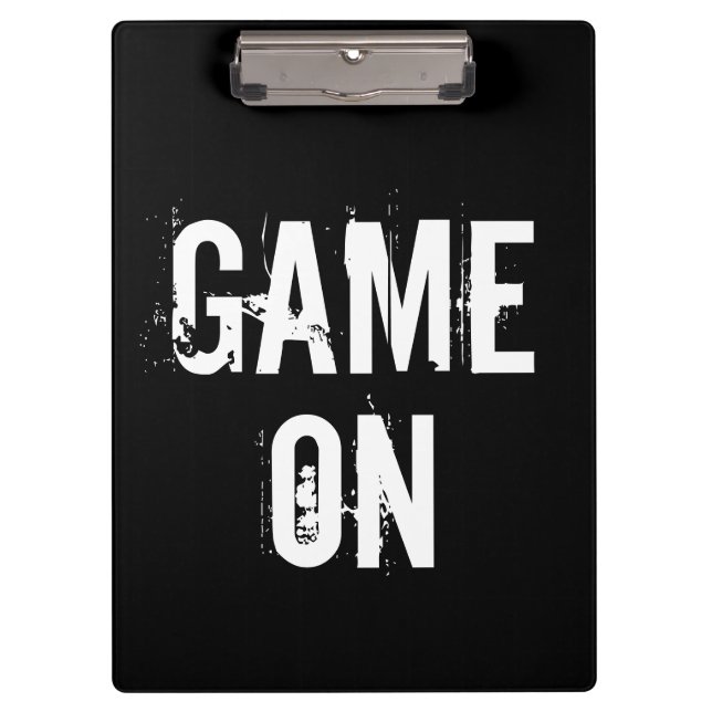 Game On Clipboard (Front)
