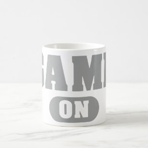 Game on coffee mug