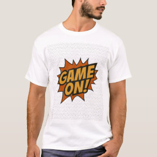 GAME ON! Comic Burst • Gamer Wall Poster T-Shirt