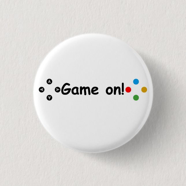 Game On! Controller Button (Front)