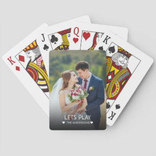 Game On Family Photo Playing Cards