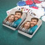 Game On Family Photo Playing Cards<br><div class="desc">Modern & Trendy Photo Playing Card. Design featuring your favourite single photo and ''GAME ON'' typography script. Personalise with a family name or text.</div>