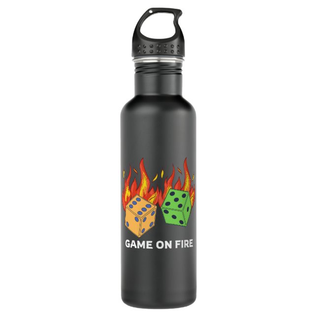 Game on Fire 710 Ml Water Bottle (Front)