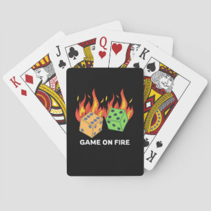 Game on Fire Playing Cards