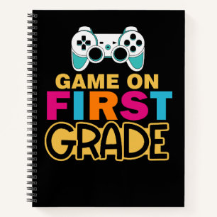 Game On First Grade Notebook