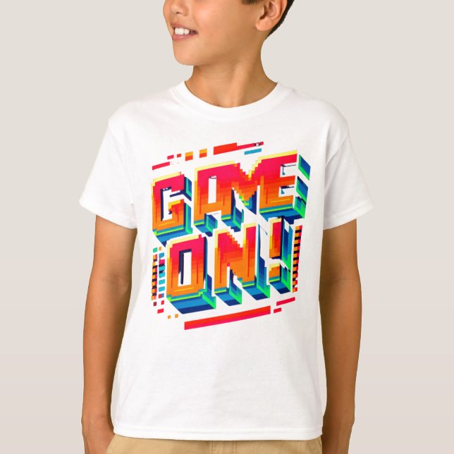 Game on For Kids T-Shirt (Front)