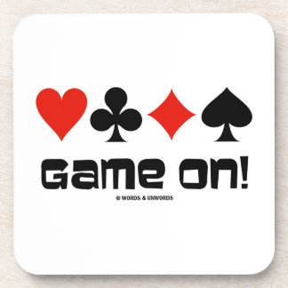 Game On! (Four Card Suits) Coaster