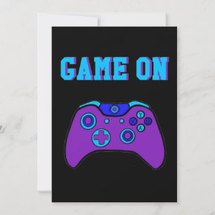 Game On Gamer Party Invitation