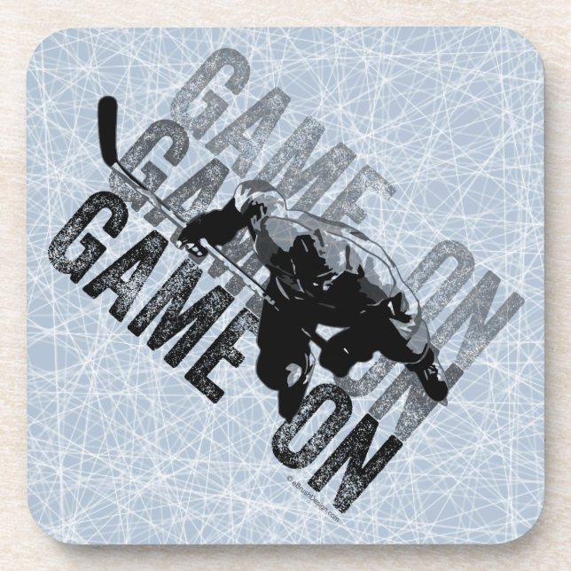 Game On (Hockey) Coaster (Front)