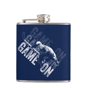 Game On (Hockey) Hip Flask