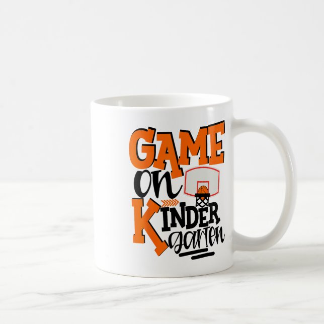 Game On Kindergarten Fun Sketll School  Coffee Mug (Right)