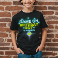 Game On Laser Tag Blue Green Neon Glow Birthday