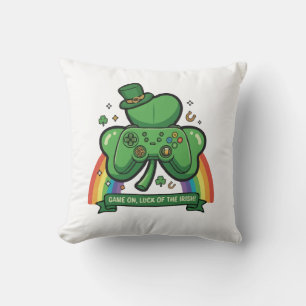 Game On Luck of the Irish St. Patrick's Day Game Cushion